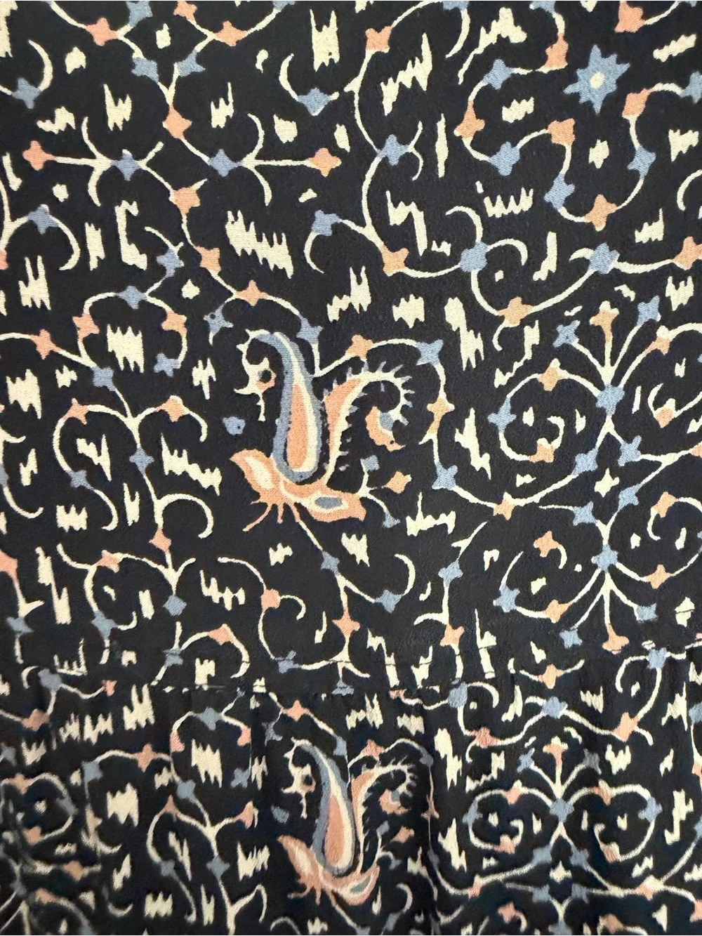 Madewell Silk Fiesta Paisley Ruffle Mini Dress – Size 2 – EUC